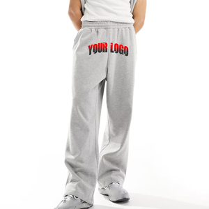 Top Trending Custom Jogger Pants 100% Cotton Casual Heather Grey <b>Baggy</b> <b>Trouser</b> Custom Printed Logo Custom <b>Men's</b> Pants Washed - Product Image 1
