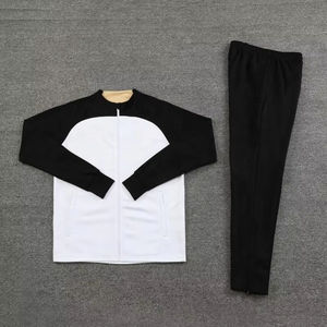 2025 Original Logo Cotton Tech Fleece hombres chándal 2 uds Material grueso hombres sudadera y pantalones de chándal para otoño transpirable - Product Image 4