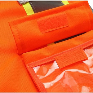 Construction de logo personnalisé de haute qualité gilet de sécurité réfléchissant haute visibilité avec poches gilet de sécurité de sécurité en cours d'exécution à vendre - Product Image 5