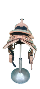 Sillín de caballo inteligente de cuero occidental para niños, sillín de caballo inteligente occidental para niños, sillín de vaquero juvenil para montar a caballo - Product Image 3