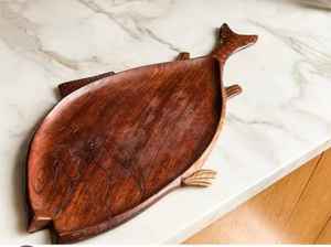 Plateaux en bois de qualité supérieure 2026 avec plateau de service en nacre pour la décoration de table à manger, plateaux de service pour aliments - Product Image 5