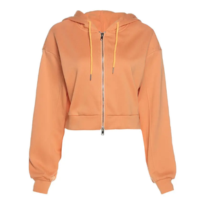 Alta Calidad Diseño Original Moda Sexy Crop Top Personalizado algodón mujeres sudaderas con capucha y sudaderas - Product Image 3