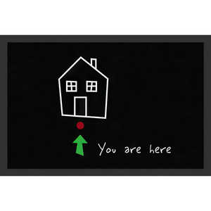 พรมเช็ดเท้าดีไซน์คริสต์มาสฮาโลวีนทันสมัย สำหรับบ้าน สำนักงาน ทางเข้าบ้าน ห้องน้ำ ด้านหลังทำจาก TPR ซักได้ ผลิตจากวัสดุไนลอนและยาง - Product Image 1