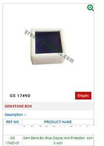 Boîte à pierres précieuses GS 1749D-01 pour outils de bijouterie-Outils de bijouterie - Product Image 2
