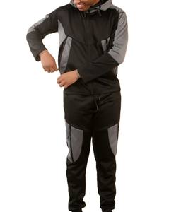 Ensemble de survêtement unisexe en polyester 100% respirant, antibactérien, à séchage rapide, imprimé uni, coupe régulière, couleur violet poussiéreux, écologique - Product Image 6