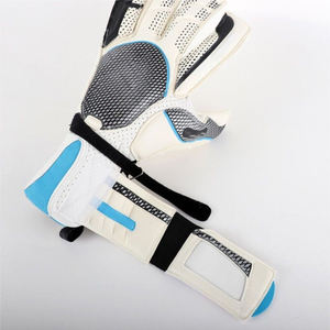 Gants de gardien de but de football en latex respirant antidérapant à doigts complets de haute qualité, protection confortable pour les mains - Product Image 3