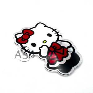 Durable Noël Hiver Automne Kitty Lash Tile Acrylique Beauté Outil En Gros Logo Personnalisé Impression OEM Service - Product Image 1