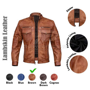 Factory Manufacturing Wholesale Supplier Genuine Style Leather <b>Racing</b> <b>Jacket</b> Plus Size Custom Fit <b>Men</b> Motorcycle Riding Wear All - Product Image 3