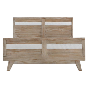 SOHO marque Design moderne Style Vintage meubles de chambre à coucher en bois massif lit en bois boîte en Carton emballage fabriqué au Vietnam - Product Image 4