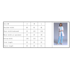 Blouse médicale confortable et douce pour les médecins, les infirmières et le personnel hospitalier avec un tissu léger, respirant et durable - Product Image 6