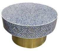 Table basse de luxe au design moderne, incrustation de marbre, meilleure qualité, mobilier de salon, maison, hôtel, bureau, ferme, personnalisable directement