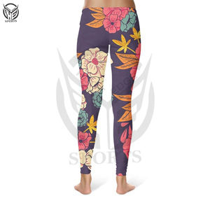 OEM mujeres Yoga desgaste gimnasio entrenamiento Fitness deportes medias transpirables de cintura alta acanalado Leggings y pantalones para niñas - Product Image 5