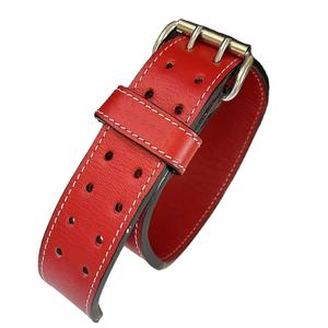 เข็มขัดหนังยกน้ำหนักปรับได้ป้องกันแบบปรับได้สำหรับออกกำลังกายในยิมปรับแต่งแบรนด์ของคุณ - Product Image 5