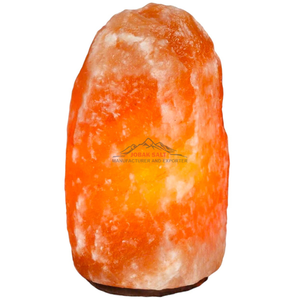 Elegante lámpara de sal del Himalaya hecha a mano y alta, purificador de aire de calidad superior, certificado ISO, estilo Feng Shui, artesanías naturales - Product Image 1