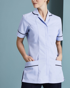 Meilleures ventes en gros, uniformes d'hôpital personnalisés avec logo de marque, en tissu poly/coton, ensembles de blouses médicales, plusieurs options de couleurs - Product Image 1