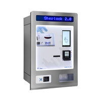 Changeur de pièces et de jetons SIRIO TOUCH 5 avec trémie X5 et fonction de jetons perforés, compatible SDK