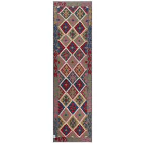พรมอิมาโกะ ไมมานา อัฟกานิสถาน คิลิม รันเนอร์ รุ่น 306 x 86 ซม. - Product Image 1