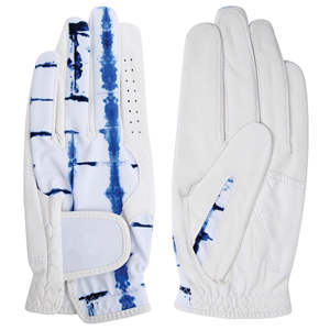 Logo personnalisable de haute qualité Cabretta gants de golf en cuir respirant poignée gauche droite en cuir véritable pour le sport - Product Image 6