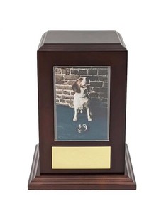 High Quality American Style Handmade Wood Cremation <b>Urns</b> for Cat and <b>Dog</b> Ashes Wholesale Funeral <b>Urns</b> for Pets - Product Image 3