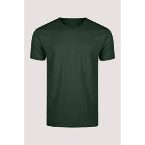 T-shirt décontracté pour homme, couleur unie, manches courtes, respirant, col rond, basique, coton de haute qualité, unisexe, coupe régulière, t-shirts d'été - Product Image 5