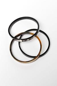 Brazalete de cuerno de Búfalo Blanco natural para mujeres y niñas, Ágata ecológica, forma redonda, joyería de bajo precio - Product Image 3