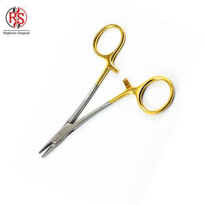 Porte-aiguilles Halsey sur mesure en acier inoxydable, instruments chirurgicaux, porte-aiguilles Halsey - Product Image 3