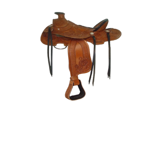 Selle de course Western Pleasure en cuir d'origine robuste de qualité supérieure pour les courses de chevaux et l'équitation - Product Image 1