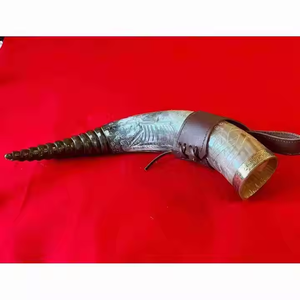 Nouveau fabricant et exportateur de corne à boire de conception de Buffalo d'Inde avec corne à boire de haute qualité par l'artisanat en croissant - Product Image 3