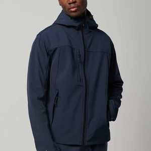 Veste en cuir synthétique double fermeture éclair de couleur unie élégante et imperméable de haute qualité pour hommes pour l'hiver - Product Image 1