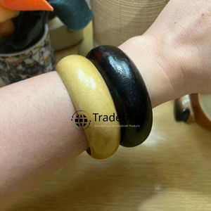 Handcrafted Wooden Bangles for Women Natural <b>Boho</b> Style Fashion Accessories Tradebyd - Product Image 1