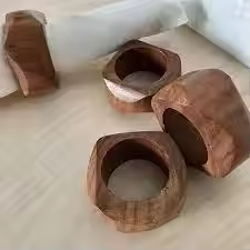 Porte-anneau de serviette rond fait à la main de haute qualité avec durabilité à long terme pour décor de maison et de fête de restaurant - Product Image 5