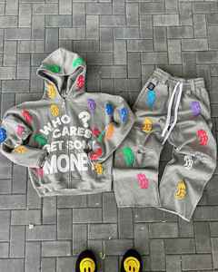 Trajes Deportivos para Hombre de Primera Calidad, Más Vendidos, Casuales de Invierno, Ecológicos, Ligeros, de Secado Rápido, 100% Algodón, Color Sólido, Transpirables - Product Image 2