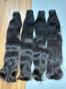Cheveux humains indiens bruts de qualité authentique super doublement étirés avec des cheveux lisses et naturels par des exportateurs indiens à bas prix - Product Image 4