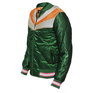 Nuevo diseño personalizado color manga larga OEM servicio hombres personalizado satén bordado satén Varsity chaquetas para hombres - Product Image 2