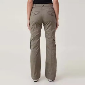 Meilleurs pantalons cargo élégants pour femmes, taille haute, en polyester/nylon, respirants, durables, avec taille élastique, options de logo personnalisé, taille complète - Product Image 5
