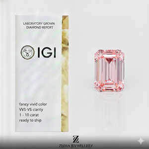 Diamants personnalisés de formes variées, couleur rose, diamants de laboratoire cultivés en vrac, pierre en vrac 1ct 2ct 3ct D E F CVD HPHT VVS VS en vrac - Product Image 3