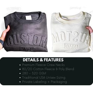 2026 customized Clothing Manufacturers Custom 3D Embossed Men's <b>Hoodie</b> & Crewneck Sweatshirt - Product Image 3