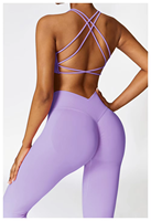 Nuevo Conjunto Deportivo para Mujer, Talla Grande, para Gimnasio, Fitness, Running, Yoga, Ligero, Cálido, Top sin Mangas, Pantalones Acampanados, Logotipo Frontal, Cintura Alta