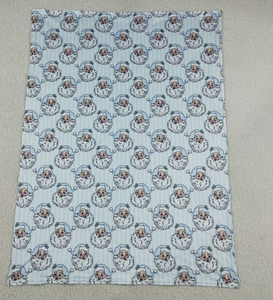 Couvertures de Noël à rayures bleues pour bébés garçons - Product Image 5