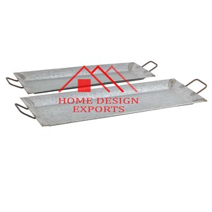 ถาดเสิร์ฟอาหารทำจากโลหะอะลูมิเนียมทำมือถาดเสิร์ฟอาหารทำจากโลหะออกแบบได้ตามต้องการ - Product Image 2