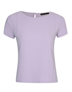 T-shirt uni pour femme - Product Image 1