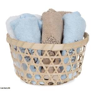 Paniers à linge en bambou tressés à la main à 100 %, naturels, écologiques, bon marché, pour un usage quotidien, produits pour la maison et le jardin - Product Image 6