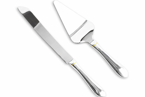 ชุดเสิร์ฟเค้กสแตนเลส 2 ชิ้น ดีไซน์สวยงาม ทนทาน เป็นมิตรกับสิ่งแวดล้อม เหมาะสำหรับเสิร์ฟอย่างง่ายดายที่บ้าน ร้านกาแฟ และร้านอาหาร - Product Image 5