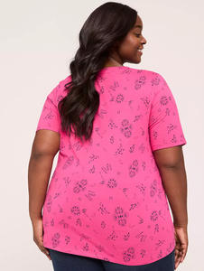 Vente en gros de t-shirts d'été à col en V pour femmes de qualité supérieure style décontracté en tricot longue durée vêtements OEM ODM Bangladesh - Product Image 3