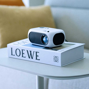 Ovroom โปรเจ็คเตอร์ขนาดเล็กแบบพกพา, แอลอีดีแบบไร้สายมีสี16.7K พรอมหน้าจอสะท้อนแสง - Product Image 4