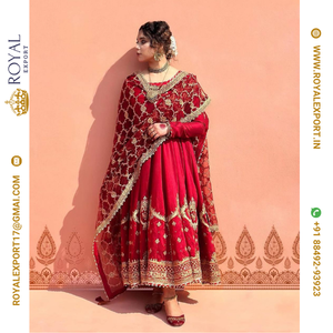 Royal Export Surat's New Arrival Ethnic Collection Party Wear Gown et Salwar Kameez pour les mariages disponibles au tarif de gros - Product Image 2