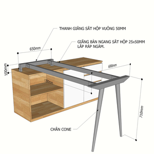 Table de salle à manger minimaliste CONE Concept 140x70 / Pieds de meuble HCCO021 en aluminium, assemblage requis pour utilisation avec des chaises dans les salles à manger d'hôpitaux - Product Image 2