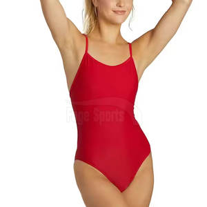 ชุดว่ายน้ำสำหรับผู้ใหญ่ของผู้หญิงชุดว่ายน้ำสีทึบทำขึ้นเองได้ - Product Image 4