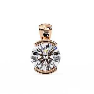Magnifique pendentif et breloque en or 18 carats avec diamant de laboratoire pour femme - Product Image 5