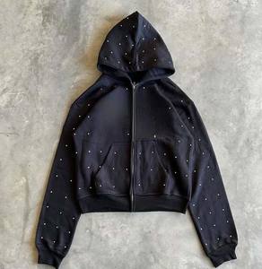 Top personnalisé à la mode, poids lourd 100% coton, polyester, polaire vierge surdimensionnée, pulls à capuche, sweats fabriqués par cintre Impex - Product Image 6